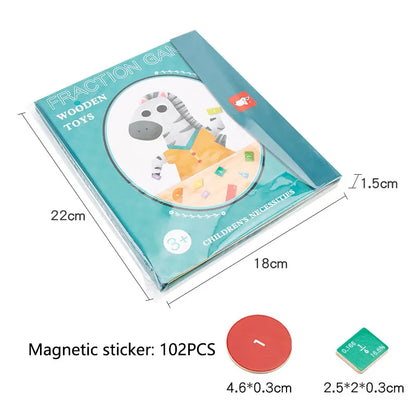 Fraction Master - Montessori Magnetic Fraction Puzzle