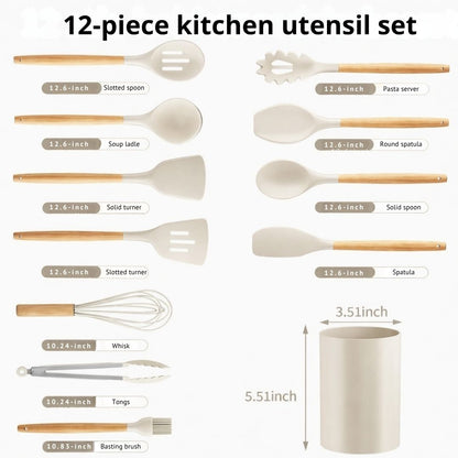 Silicone Kitchen Tools Set