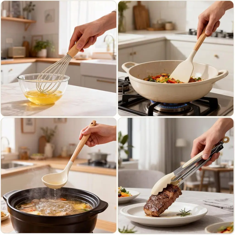 Silicone Kitchen Tools Set