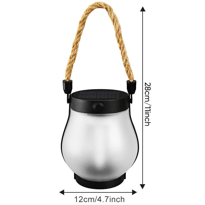Solar Flame Lantern – Flickering Garden Light