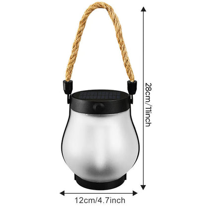 Solar Flame Lantern – Flickering Garden Light