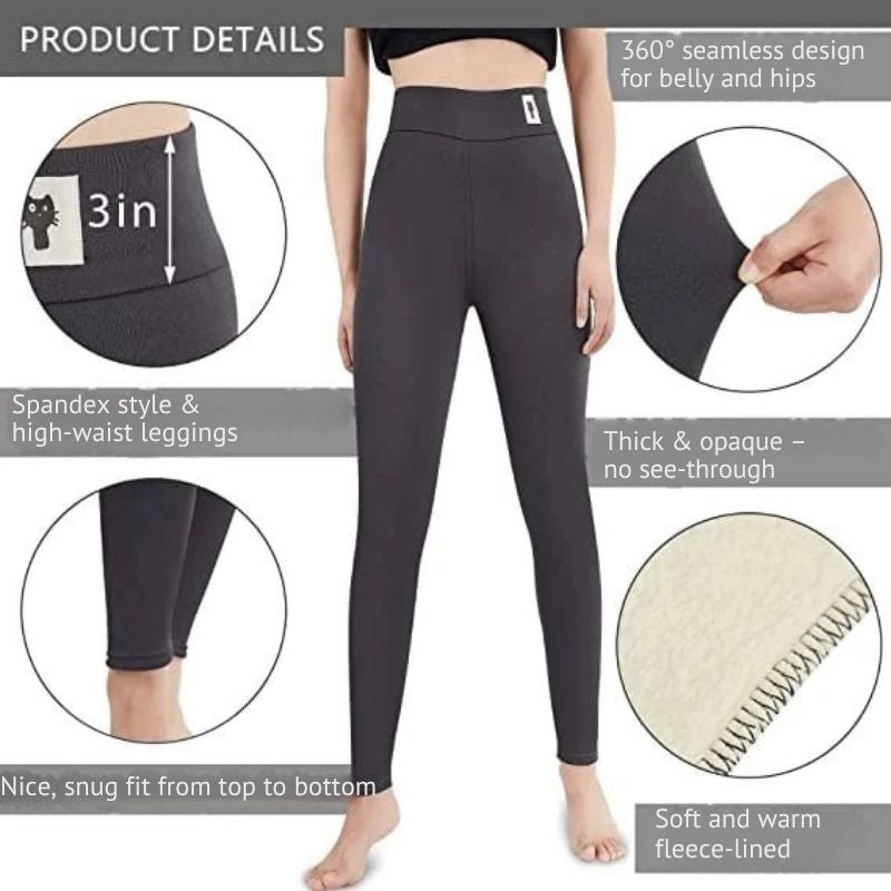 Fleece-Lined Leggings - Warm. Soft. Made for Winter