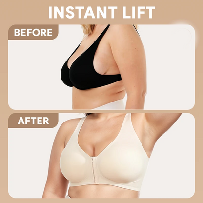 Wire-Free Seamless Front Closure Bra