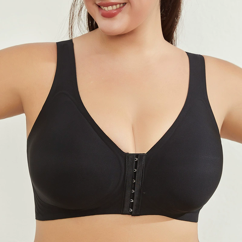 Wire-Free Seamless Front Closure Bra