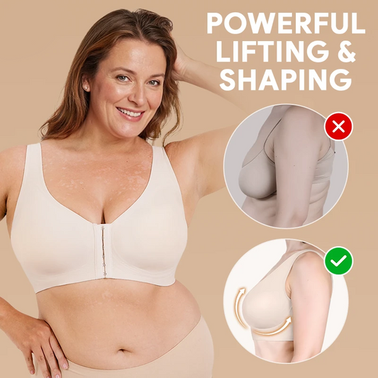 Wire-Free Seamless Front Closure Bra