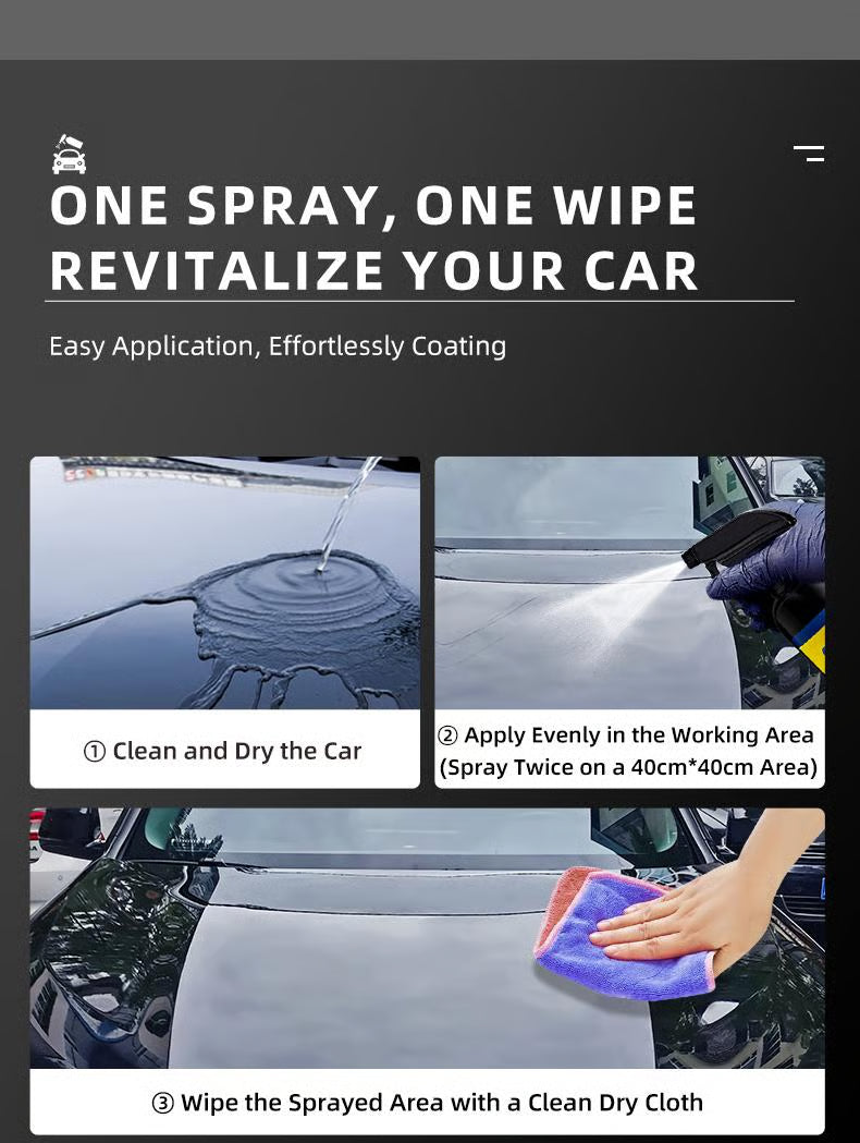 3-in-1 Waterless Car Shine Spray