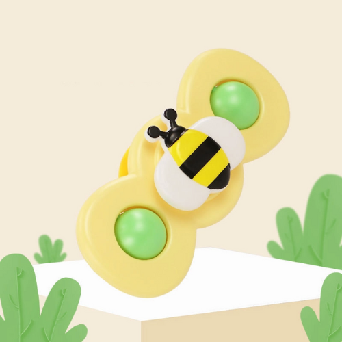 Baby Suction Spinner Toy Set (3 Pieces)