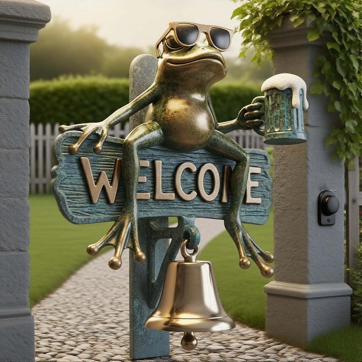 ToadTapper - Chilled Frog Welcome Doorbell