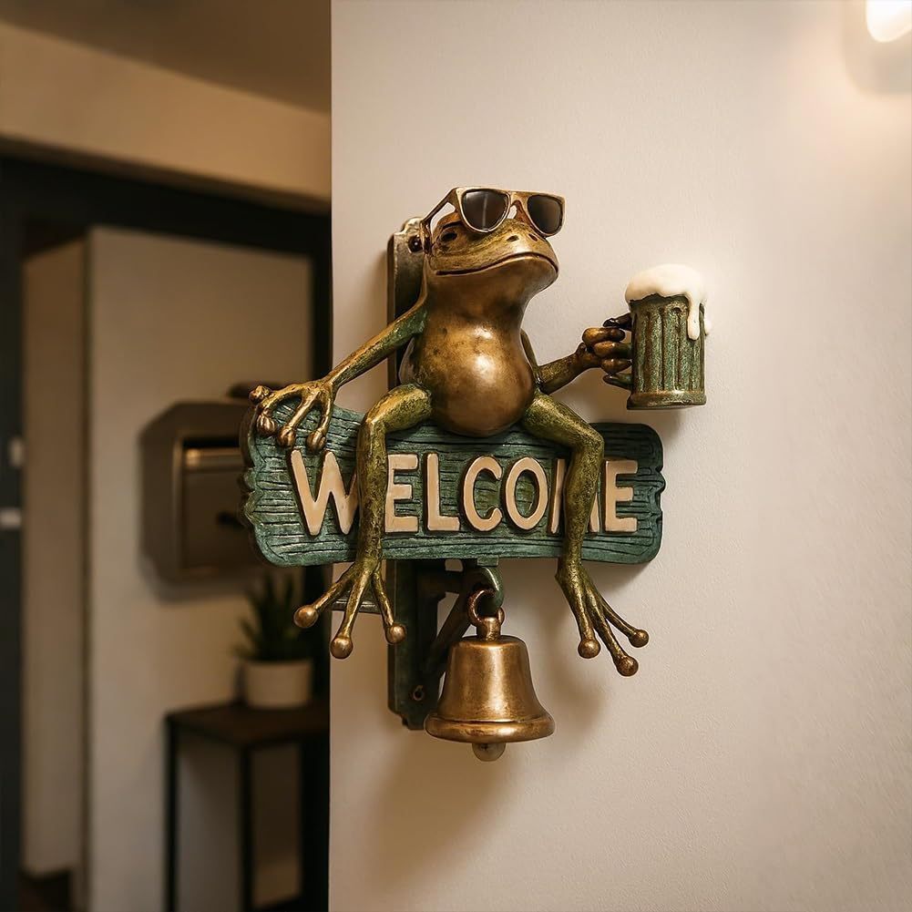 ToadTapper - Chilled Frog Welcome Doorbell