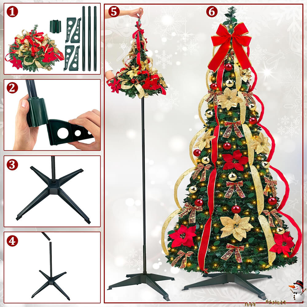 🎄 Pop-Up Christmas Tree – Elegance Made Effortless