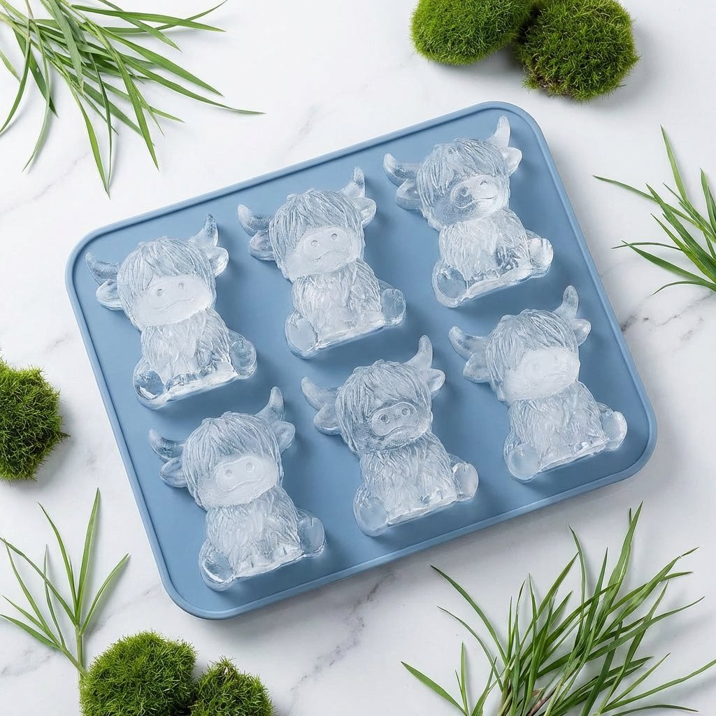 Highland Cow Ice Cube Tray
