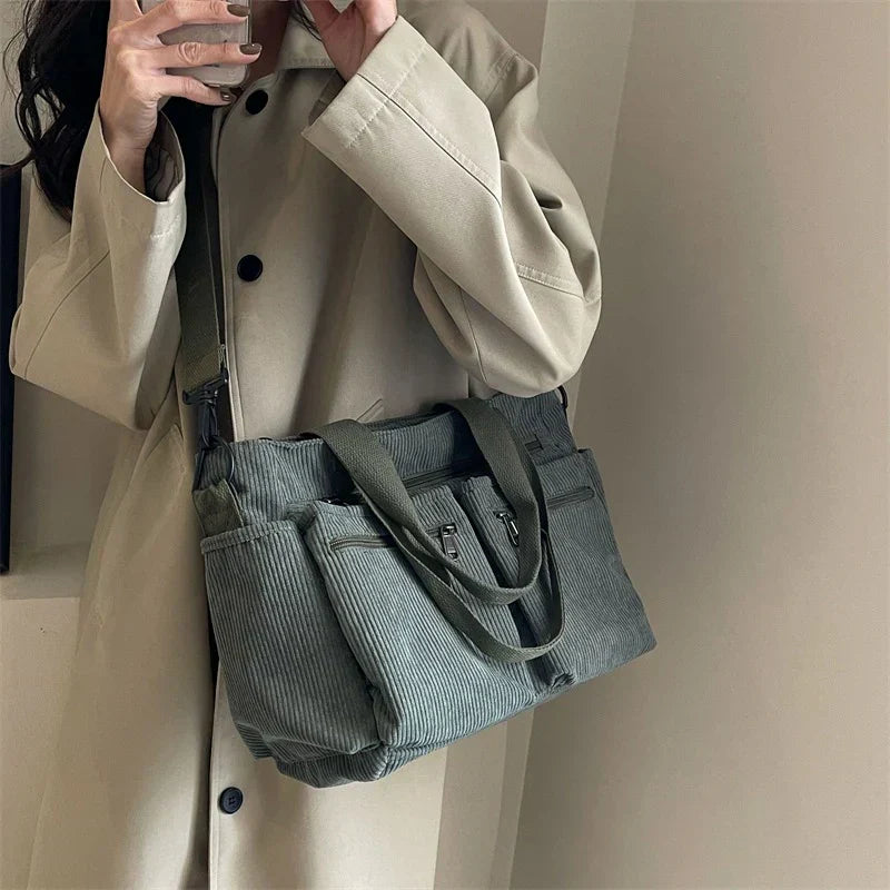 Everyday Corduroy Tote Bag