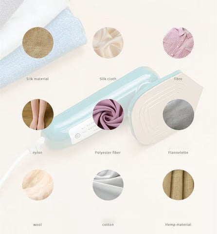 SteamEase™ 360 Mini Iron – Spot-Free Portable Steamer for Home & Travel