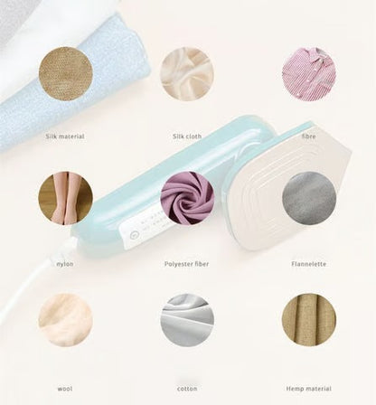 SteamEase™ 360 Mini Iron – Spot-Free Portable Steamer for Home & Travel