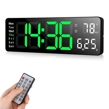Large Display Digital Wall Clock