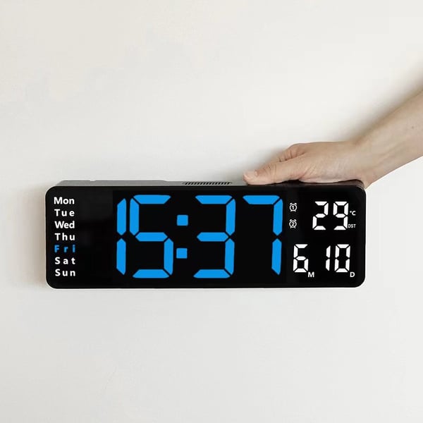 Large Display Digital Wall Clock