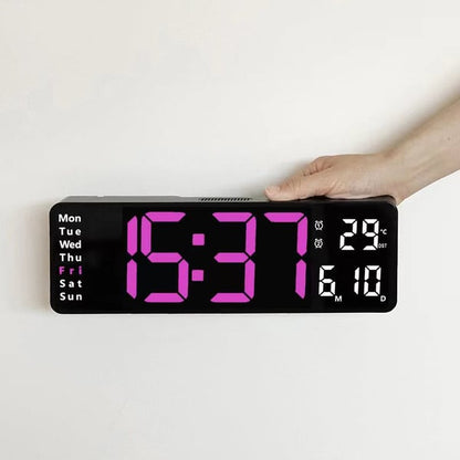 Large Display Digital Wall Clock