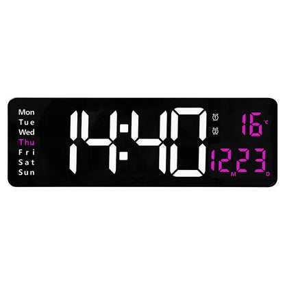 Large Display Digital Wall Clock