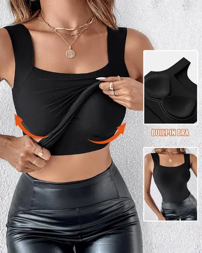 Built-In Bra Shaping Tank