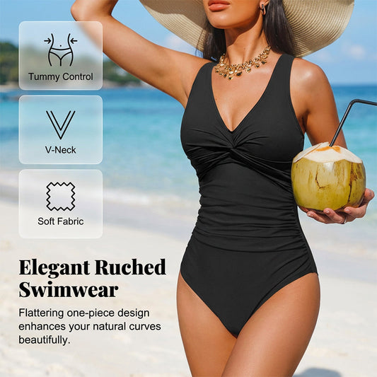 Tummy Control One-Piece Swimsuit