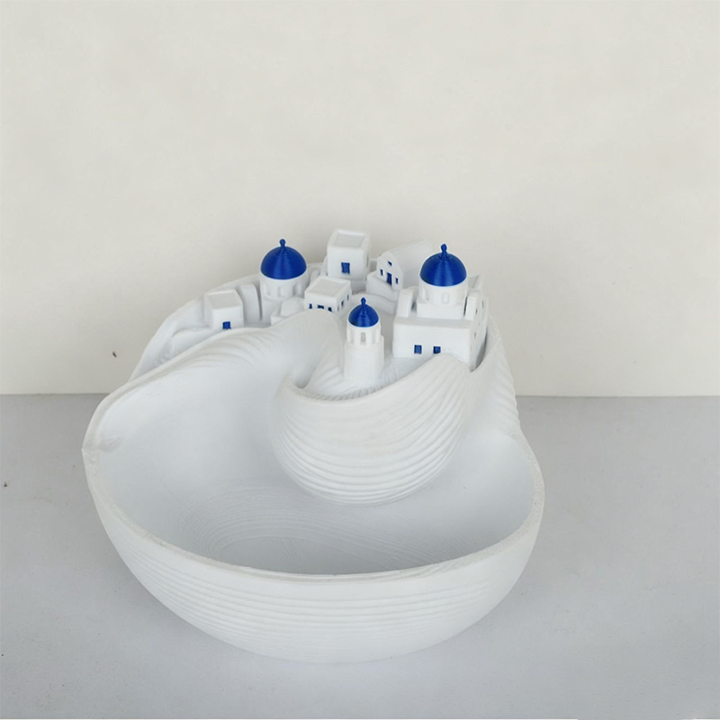Santorini Ceramic Decorative Bowl