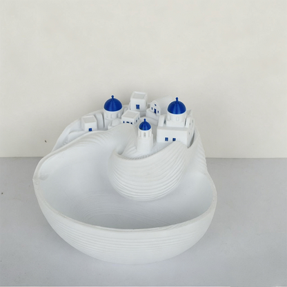 Santorini Ceramic Decorative Bowl