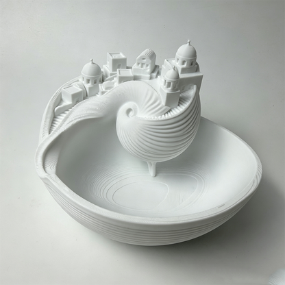 Santorini Ceramic Decorative Bowl