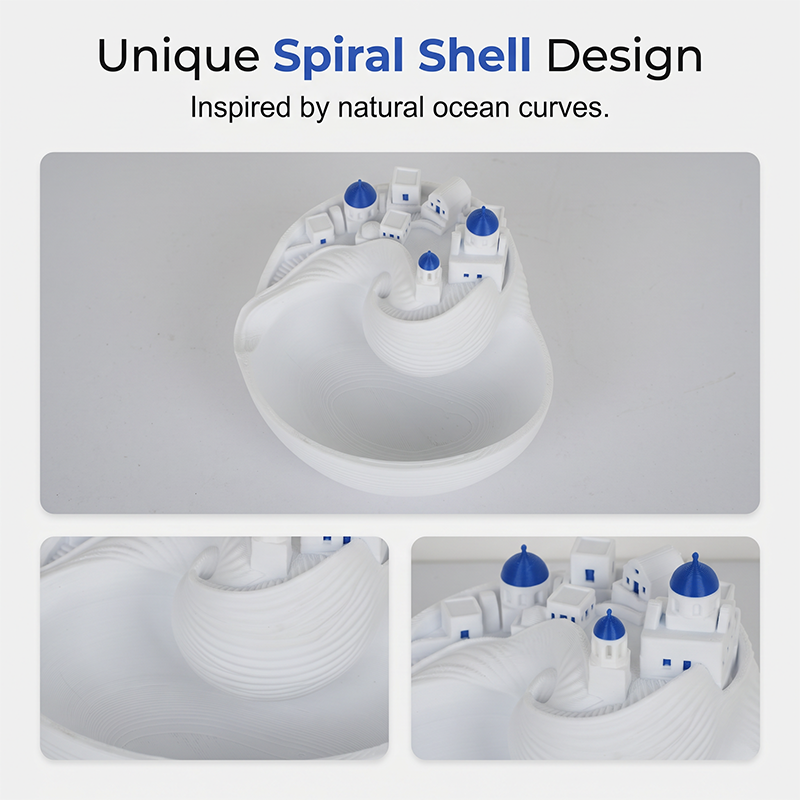 Santorini Ceramic Decorative Bowl