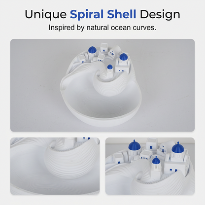 Santorini Ceramic Decorative Bowl