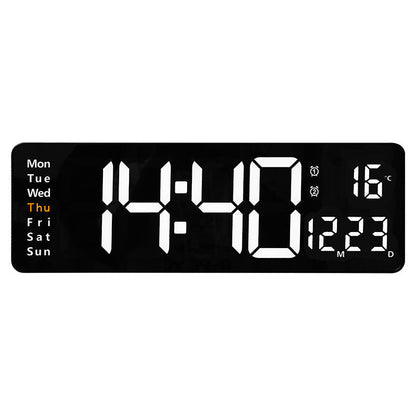 Large Display Digital Wall Clock